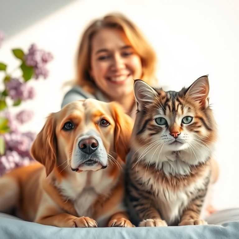 Fotos de tutores e pets satisfeitos